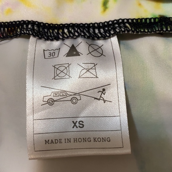 Spandex bodycon floral miniskirt - Picture 5 of 5